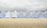 Cabines sur la grande plage (Dinard,Bretagne)