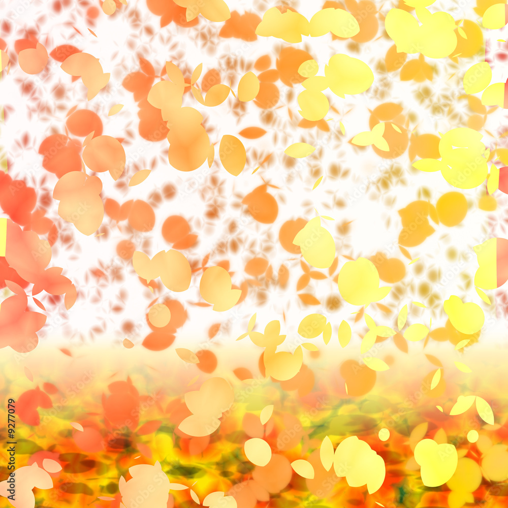 Autumn floral dancing in the wind Autumn floral dancing in the wind