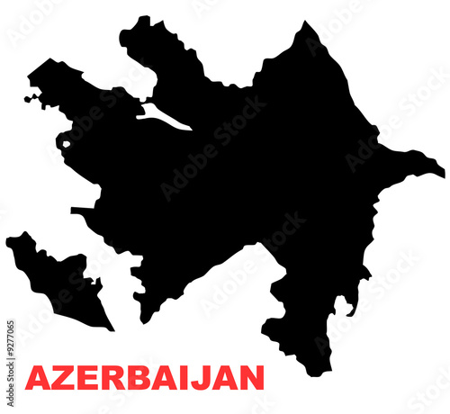 Azerbaijan Map High resolution