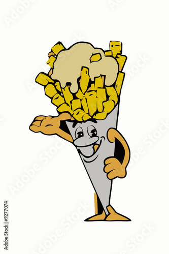 Frite vectorielle