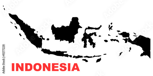 Indonesia Map High resolution
