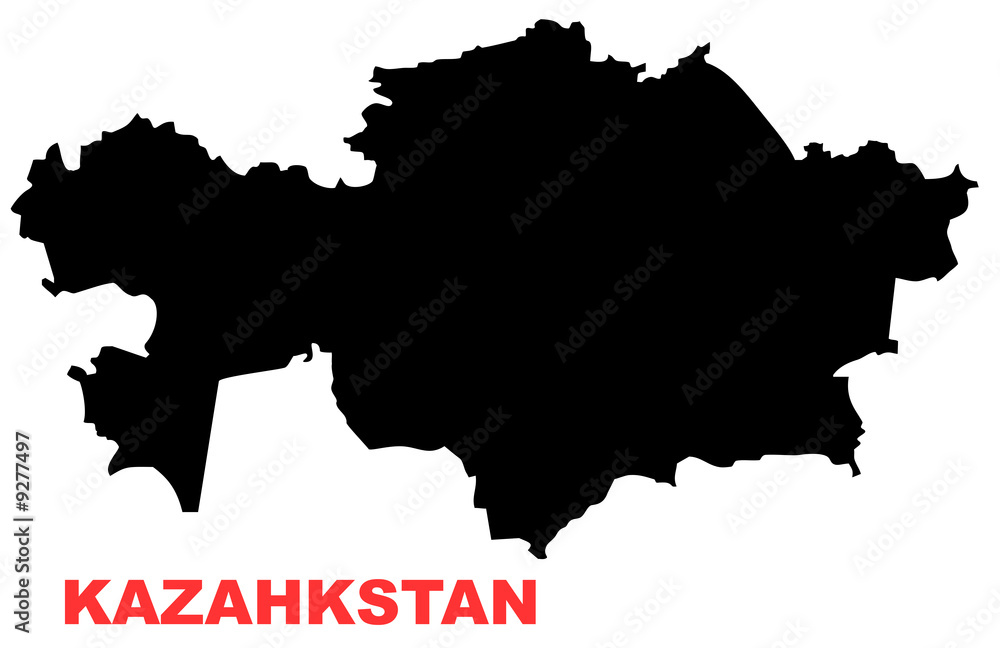 kazahkstan map