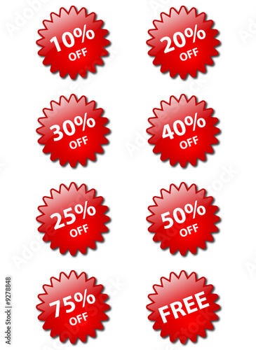 Discount button collection