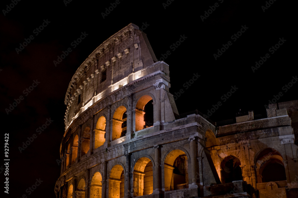 Colosseum at night