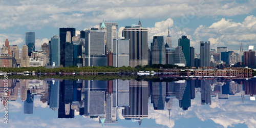 Lower Manhattan reflection