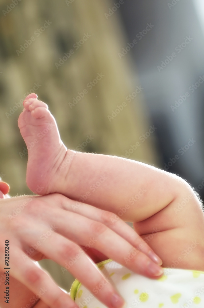Naklejka premium baby feet