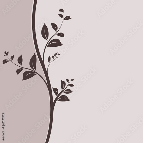 vecteur série - floral design, bordure vectorielle nature