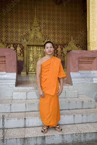 Buddhistischer Mönch, Luang Prabang, Laos photo