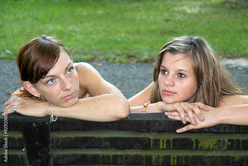Obraz na plátně two girls