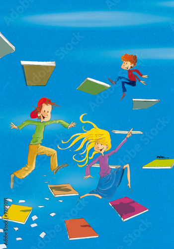 Escalier vers la lecture