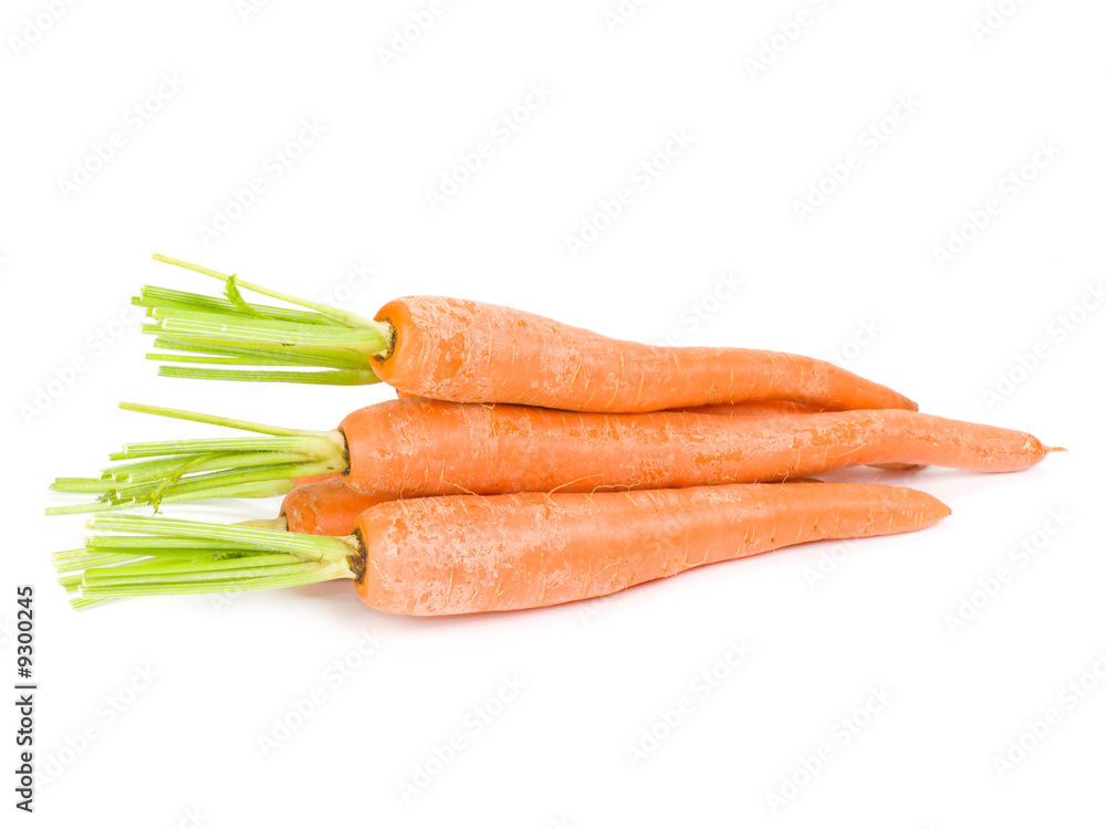 Carrots isolated on white Carrots isolated on white