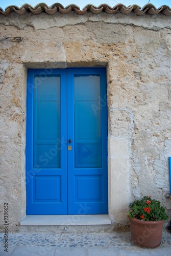 Porta blu photo