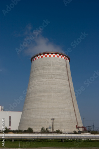 The tubes of the gas and oil power plant.