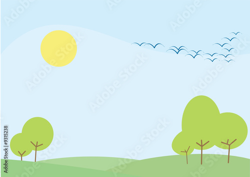 Pastel Backgrounds - Coutryside 1