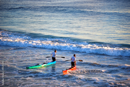 Obraz na płótnie ocean paddle