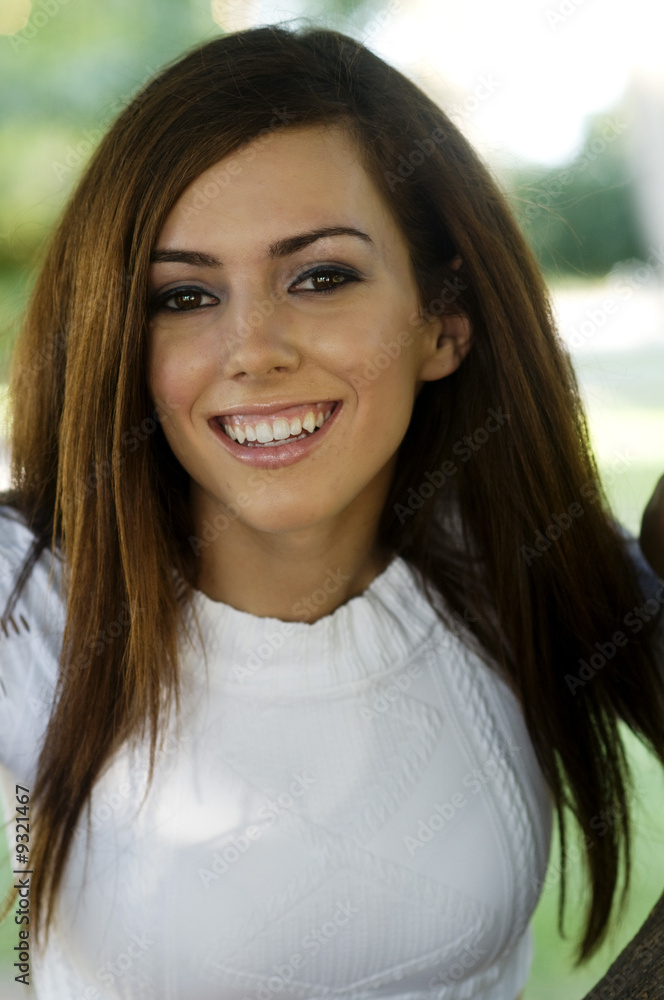 Beautiful young teenager