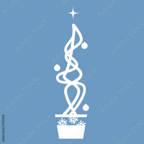 Abstract christmas vector tree