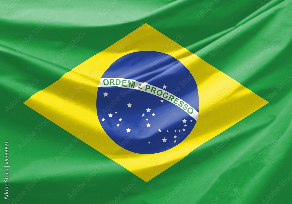 Fototapeta premium Brasil Flag 2