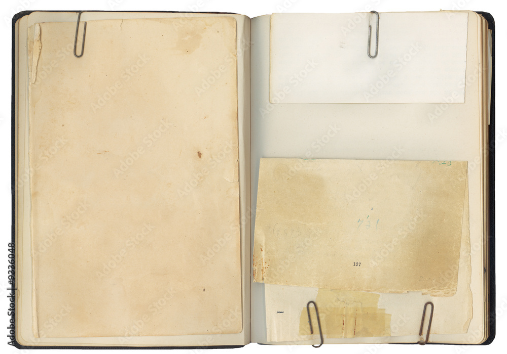 Fototapeta premium Antique book with copy-space for your own text.