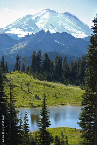 Small mountain lake
