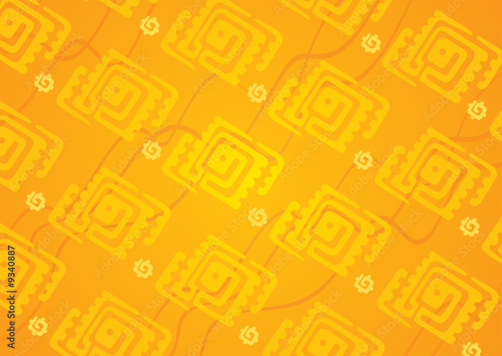 Orange pattern Orange pattern
