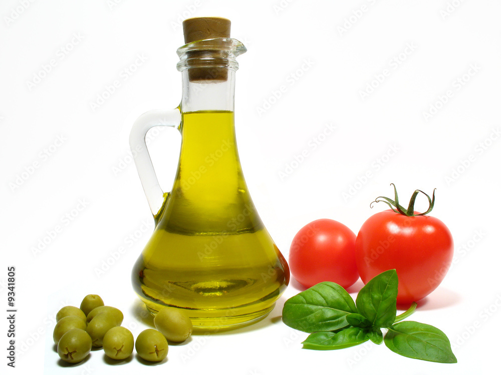 Olive oil and vegetables Olive oil and vegetables