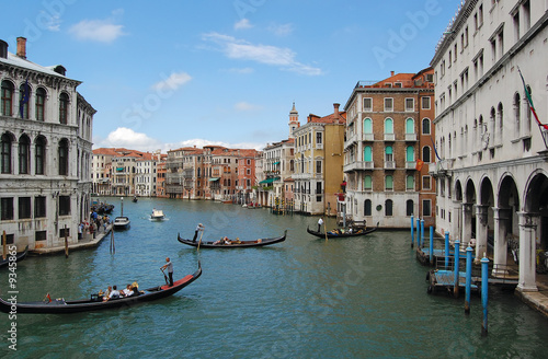 Venice Canal and gondola. Italy, Venice © Evgenia