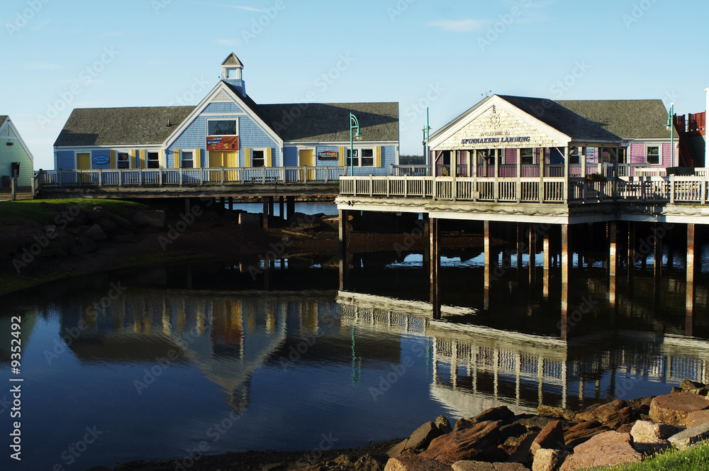 Fototapeta premium spinnakers landing fishing village summerside Pei