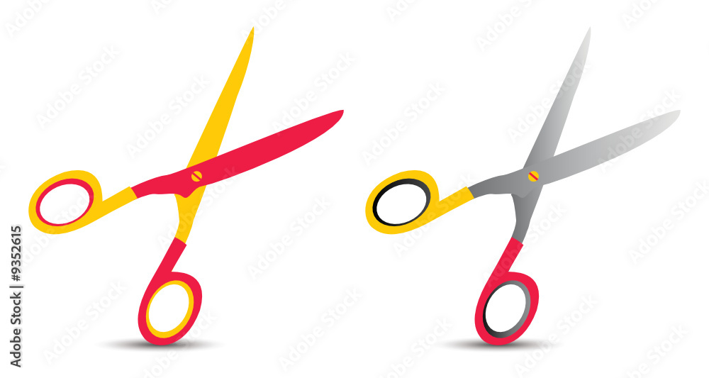 Scissors On Red Scissors On Red