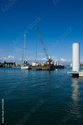 Crane in the docks