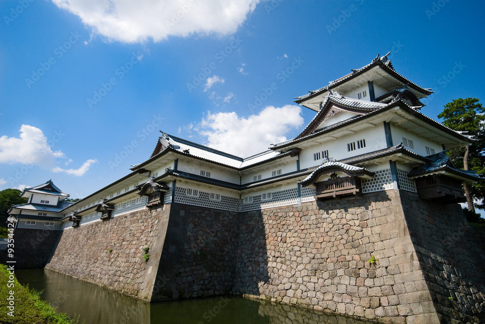 金沢城と堀 金沢城と堀