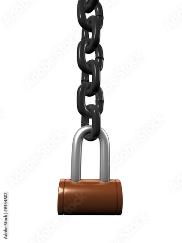 3d image, Conceptual chain locked