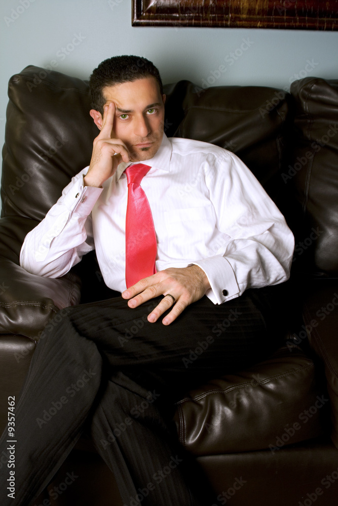 Close up on a Businessman Looking at the Camera Close up on a Businessman Looking at the Camera