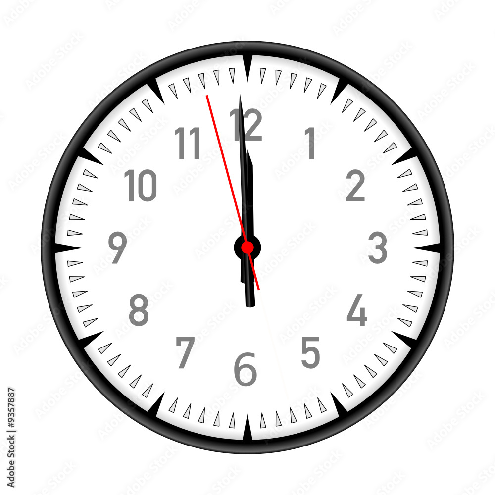 uhr (3 sek. vor 12)