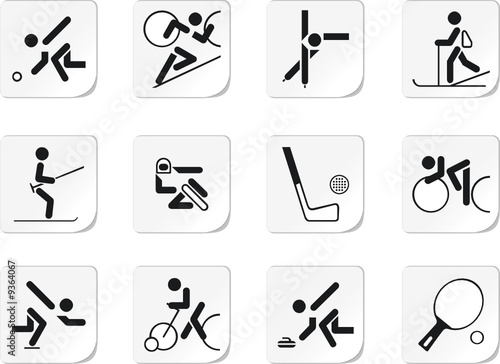Set on sports subjects. Similar works are in my galleries