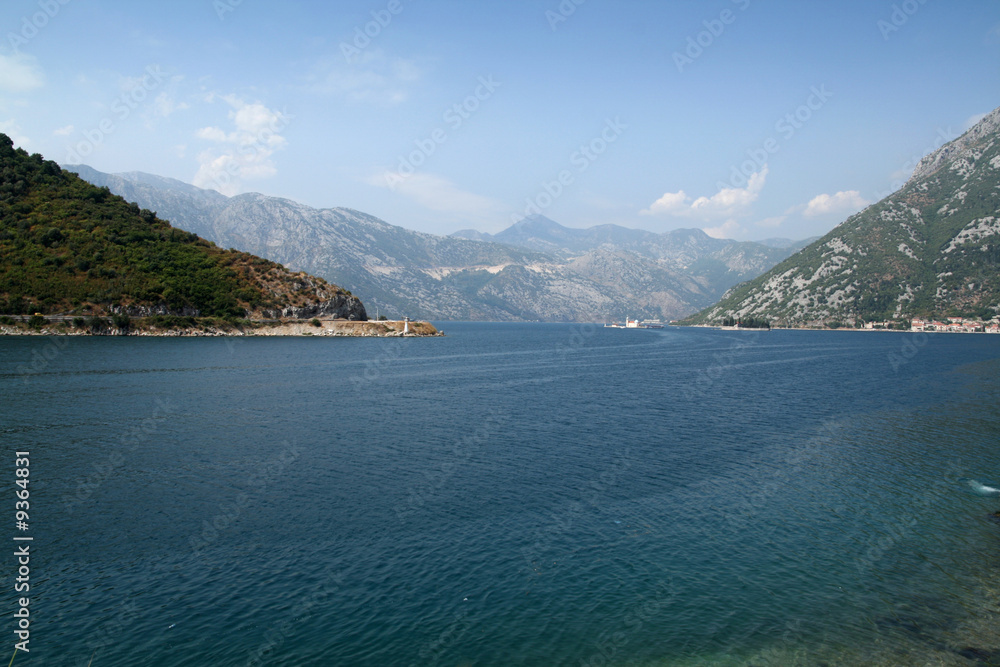 Kotor bay in Montenegro (Europe)