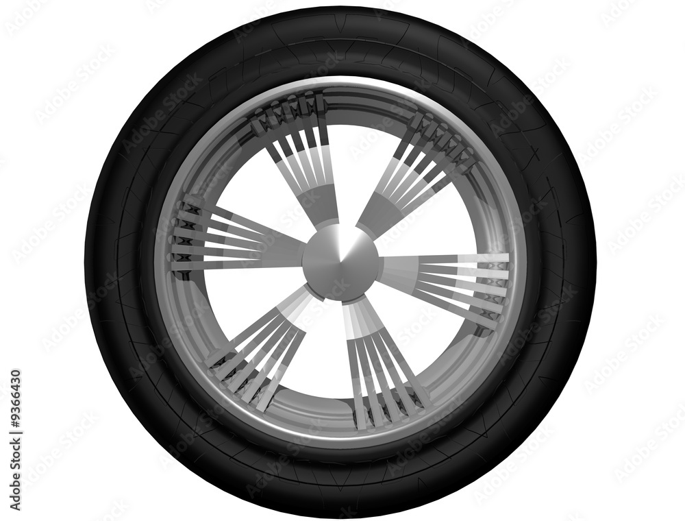 Obraz premium illustration de roue