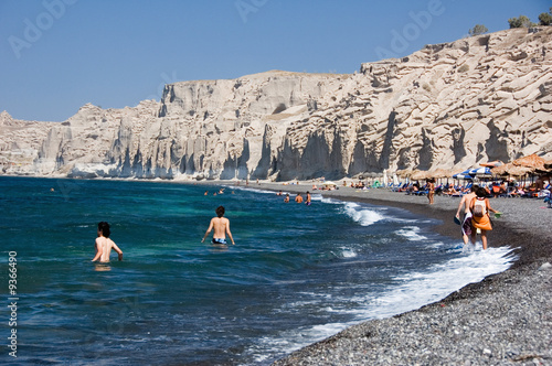 santorini beach