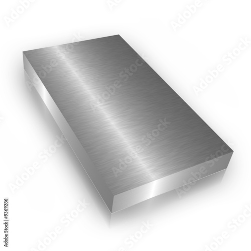 electrodo Resplandor No hagas Bloque de Aluminio ilustración de Stock | Adobe Stock