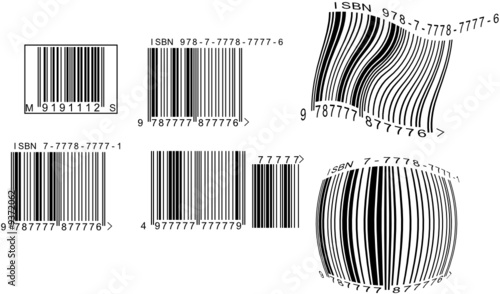 set of barcodes photo