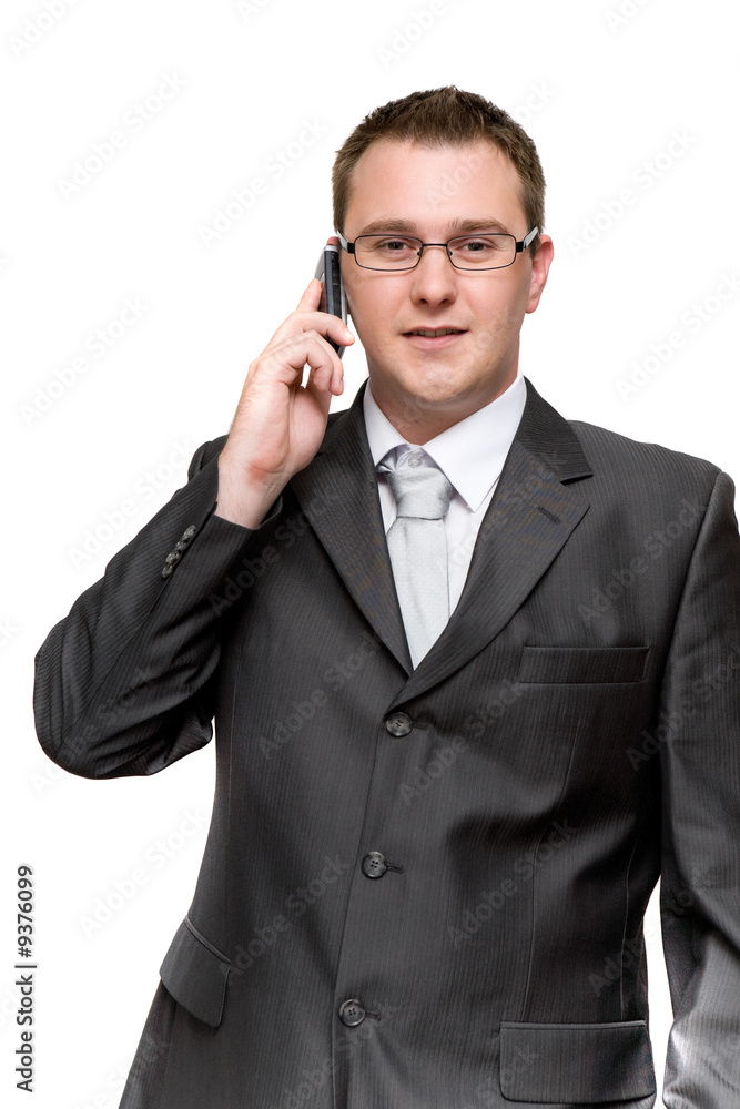 happy businessman isolated on white background happy businessman isolated on white background