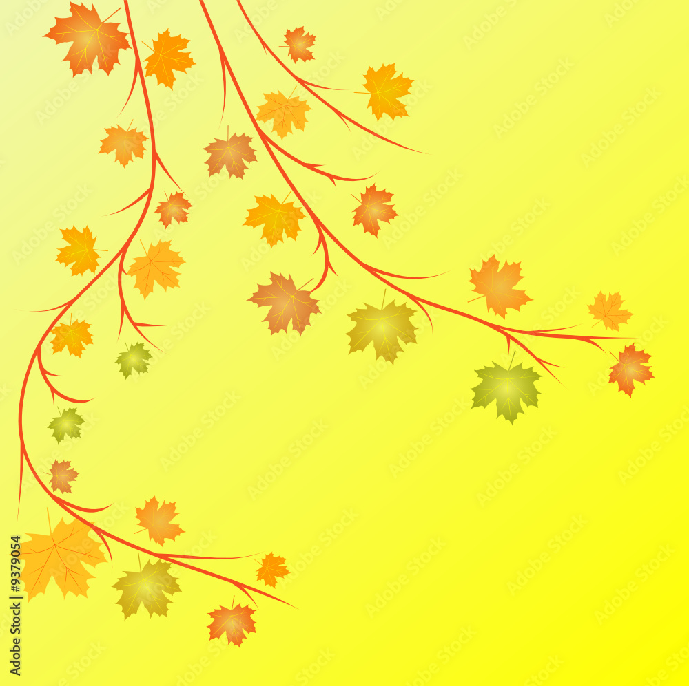 Obraz premium autumn vector illustration