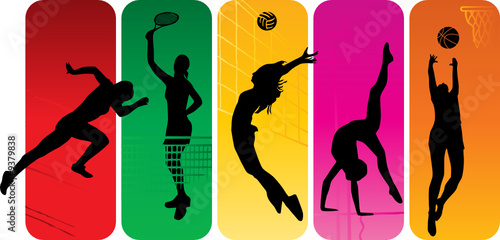 Sport silhouettes