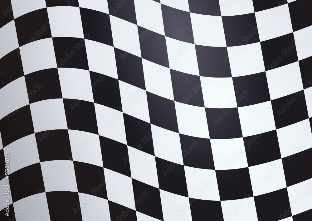 Obraz premium Drapeau à damier