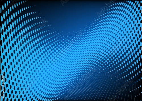 Blue   abstract techno background