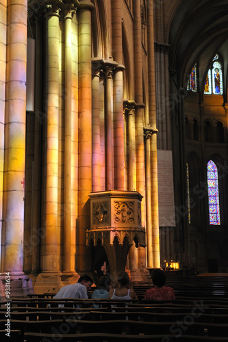 Couleurs d'une cathedrale à Lyon