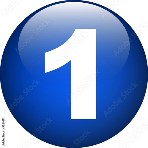 blue one button