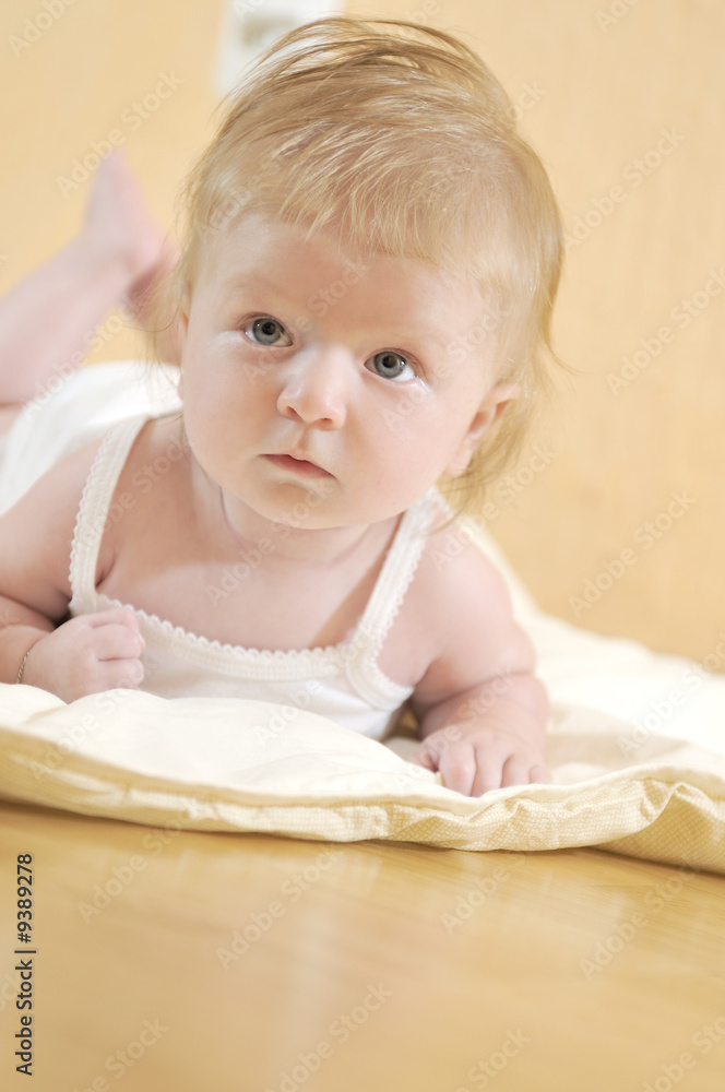 cute little baby indoor closeup portrait cute little baby indoor closeup portrait