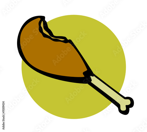 chicken or turkey leg