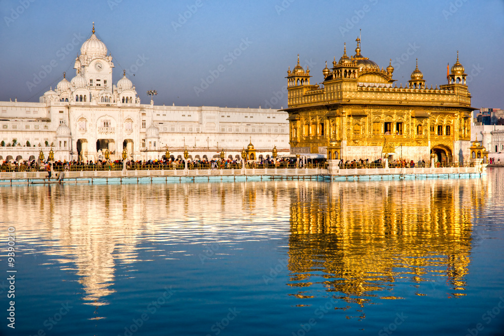 Golden Temple in Amritsar, Punjab, India.